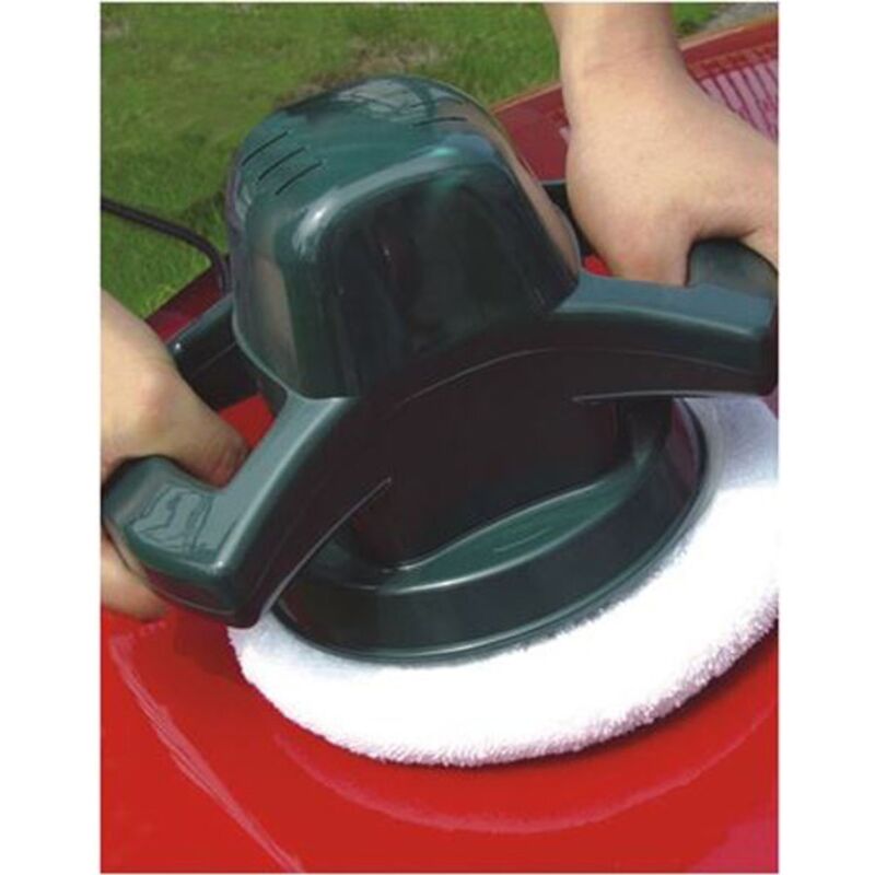 Buri - Auto-Poliermaschine 240mm + 2 Hauben Autopflege Lackpflege Polierer Poliergerät