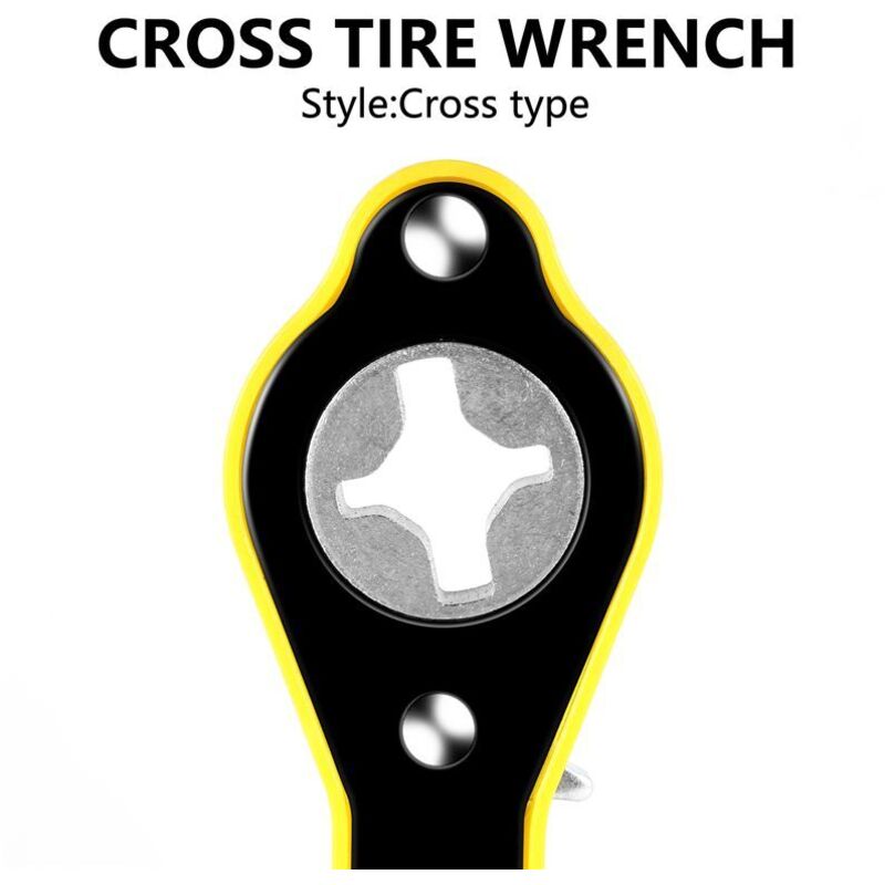 Auto Reifen Ratschen SchlüSsel Reifen Heber Ausbau SchlüSsel Kreuz Heber Arbeits Spar SchlüSsel Jack Kipp Hebel