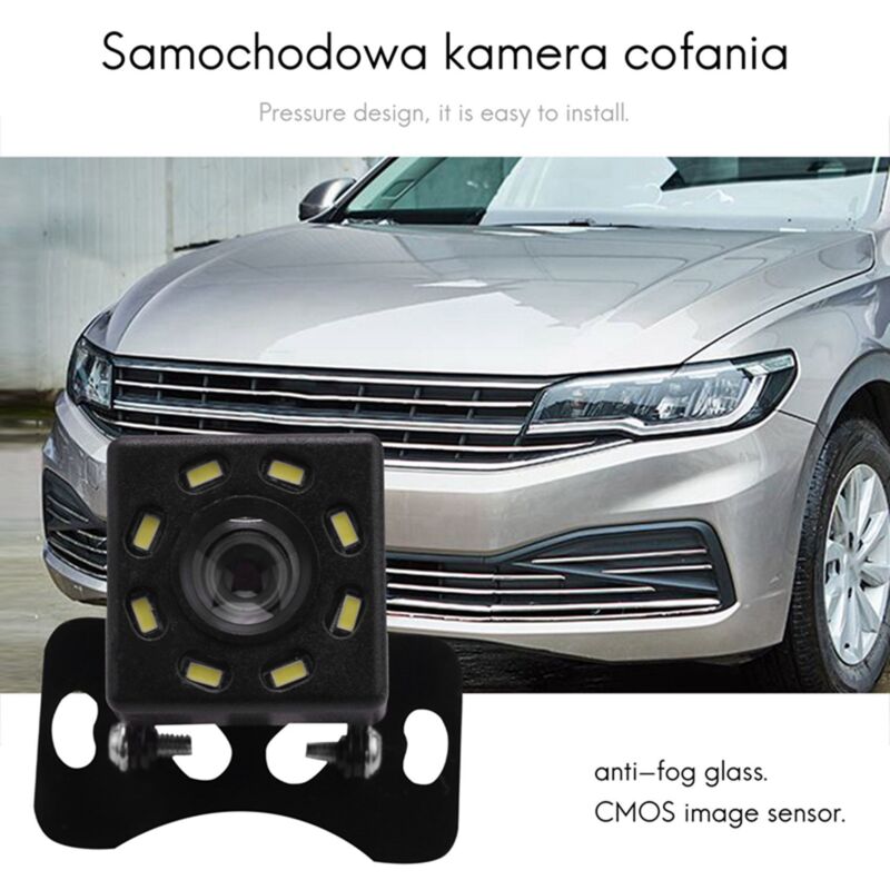 Auto Rückfahr Kamera Universal Reserve Bereithalten Rückfahr Kamera 8 LED Nachtsicht Gerät Wasserdicht 170 Weit Winkel Hd Farbig Bild