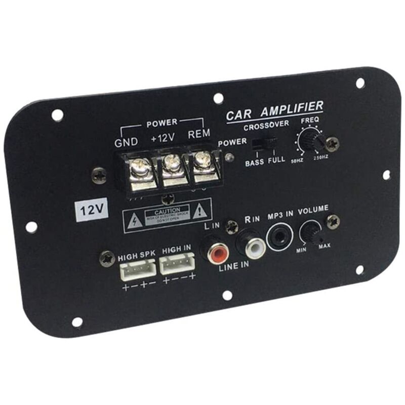 Auto Subwoofer Verstärkerplatine, 500W Subwoofer High Power Hifi Bass Verstärkerplatine Dc 12V