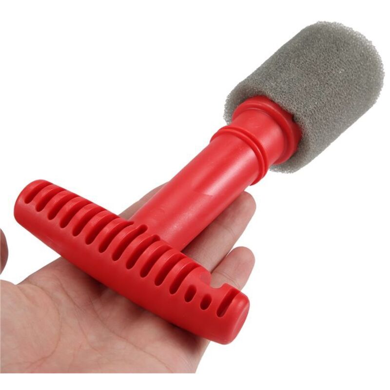 Auto Waschanlage Eingebettete Reifen Schraube BüRste Rad Mutter Rad Reinigung Werkzeuge mit 3 ZusäTzlichen SchwäMmen