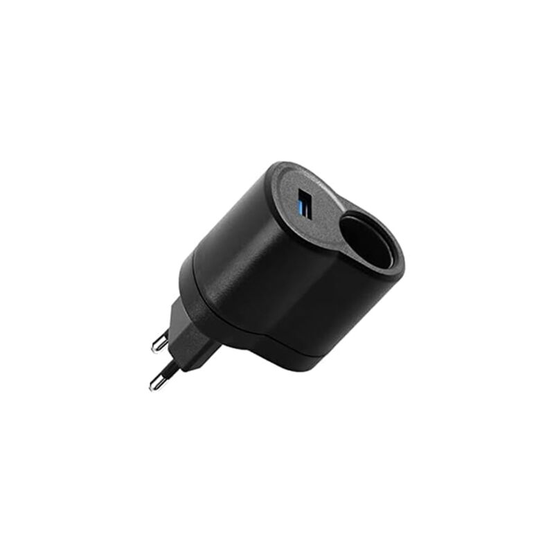 Ersandy - Auto-Zigarettenanzünder, Auto-Netzteil, Wechselstrom zu Gleichstrom, Spannungswandler, Auto-Ladegerät, Zigarettenanzünder, 220 v auf 12 v
