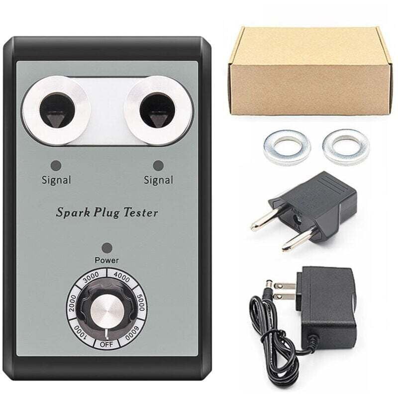 Auto-Zündkerzentester – Diagnosegerät für Zündüberbrückung – 12 V, 2 A – 100–240 V – Betriebstemperatur: -20 °C bis 60 °C – Für Benzinfahrzeuge