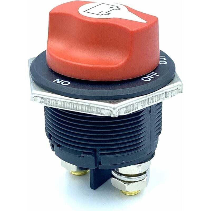 Autobatterie-Trennschalter Ein/Aus, Max. 32 V 200 A CONT 300 A INT Leistungsschalter Batterietrennschalter für Autos, Boote, Fahrzeuge