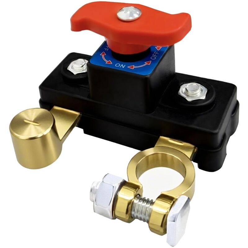 Autobatterie-Trennschalter, reines Kupfer, stabile Übertragung, hohe Leitfähigkeit, intelligente Trennung, für Auto, LKW, Boot, Wohnmobil