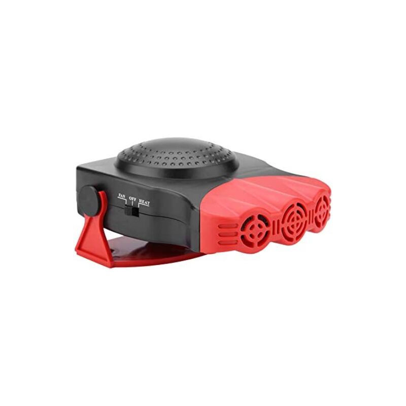 Aougo - Auto-Heizung, 12 v, 150 w, tragbare Auto-Heizung zum Kühlen, Heizen, Auftauen und Entnebeln (rot)