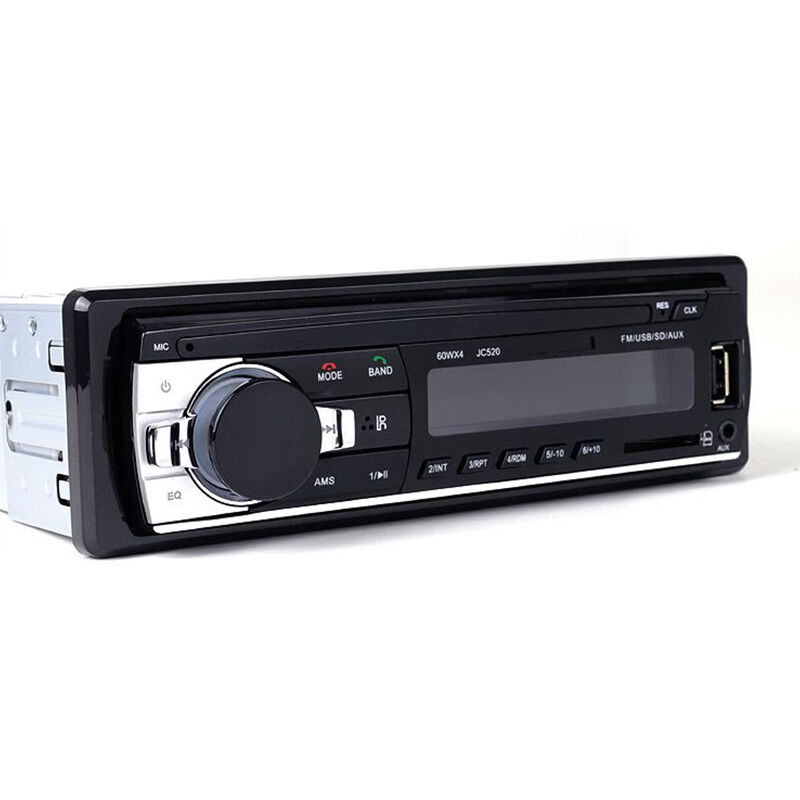 Autoradio mit Bluetooth Freisprecheinrichtung und Lenkrad-Fernbedienung, 1 din Autoradio MP3 Player/FM Radio, 1 usb Anschlüsse für Musikspielen und