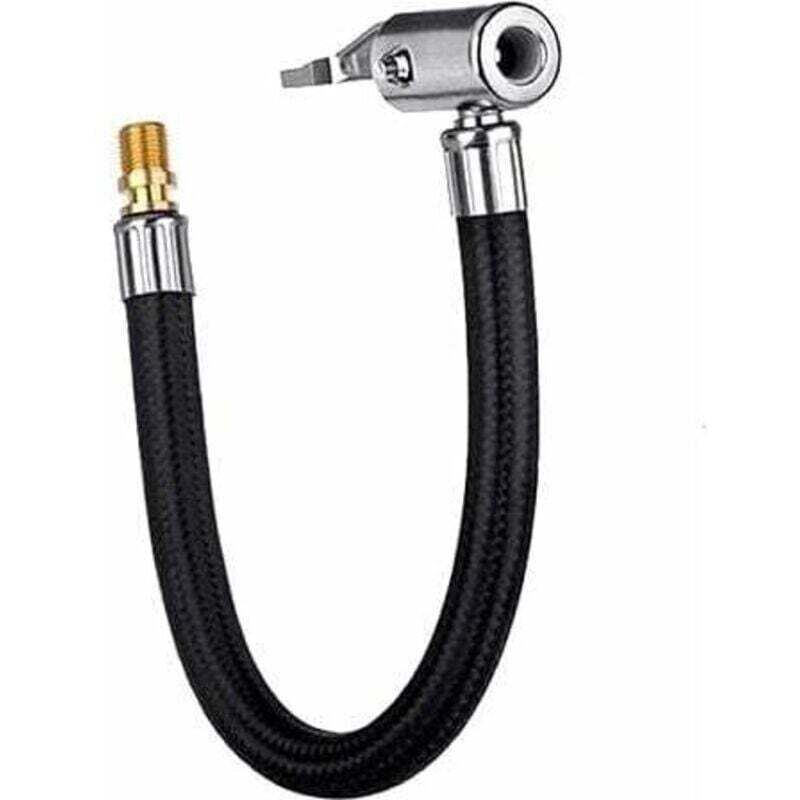 Autoreifen-Füllschlauch – Füllschlauch, Luftpumpen-Verlängerungsrohr-Adapter, verdrehter Reifen-Luftanschluss, Verriegelung, Luftfutter, Fahrrad,