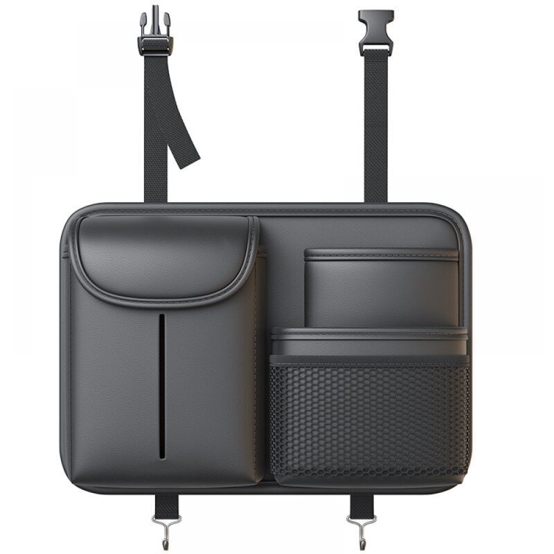 Odipie - Autositz-Rückenlehnen-Organizer für Nissan 350Z 370Z Kicks, Aufbewahrungstasche für den Rücksitz-Organizer mit Taschentuchbox-Zubehör