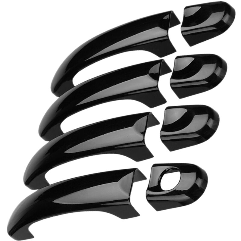 Tlily - Autotürgriffabdeckungsverkleidung für Transporter T5 T6 2003-2015 2003-2015, Schwarz