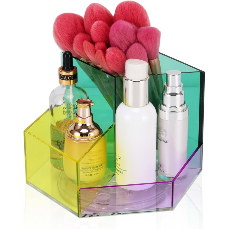 Auyetek Sechseckiger Kosmetik-Organizer 20x17x13,5 cm