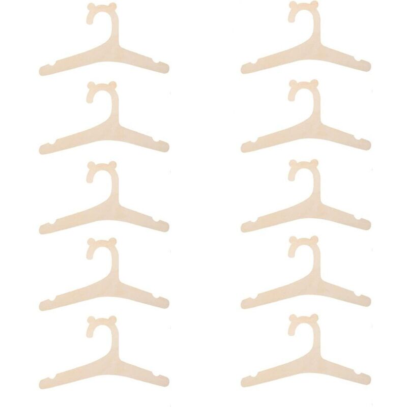 Bluedeer - Baby Kleiderbügel rutschfest Holz Kinderkleiderbügel 10 Stück