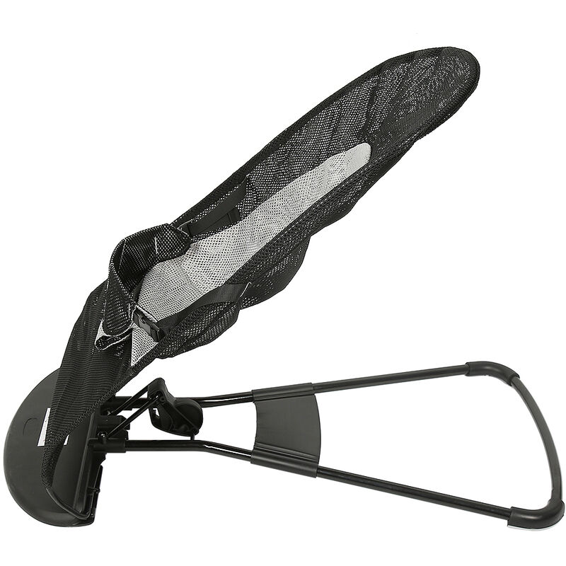 Haloyo - Baby Wippe Schaukelwippe kinder wippe, Babyschaukel ,Hoehenverstellbar 88x40x51.5cm Schwarz