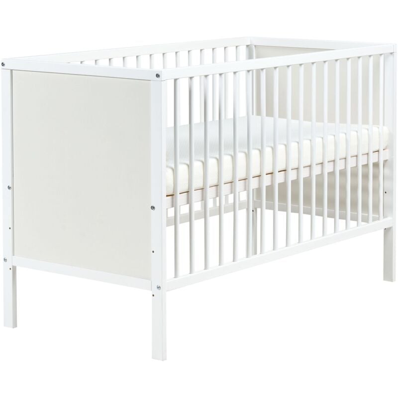 Babybett ZAMA 60 x 120 cm Weiß