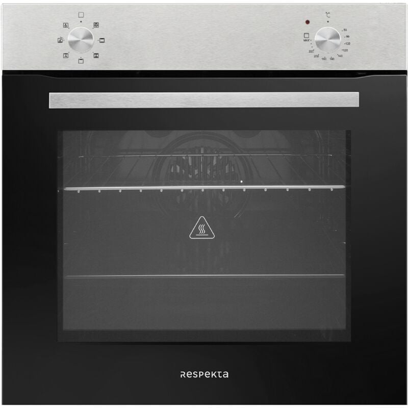Respekta - Backofen autark Einbau Edelstahl Herd Grill Umluft Jannis Ofen 72 l