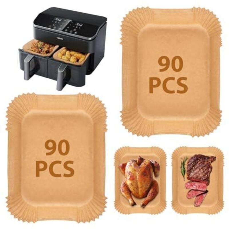 Backpapier für Ninja Air Fryer, Einweg-Air Fryer-Papier für COSORI 8,5 l Air Fryer, Air Fryer-Pergamentpapier