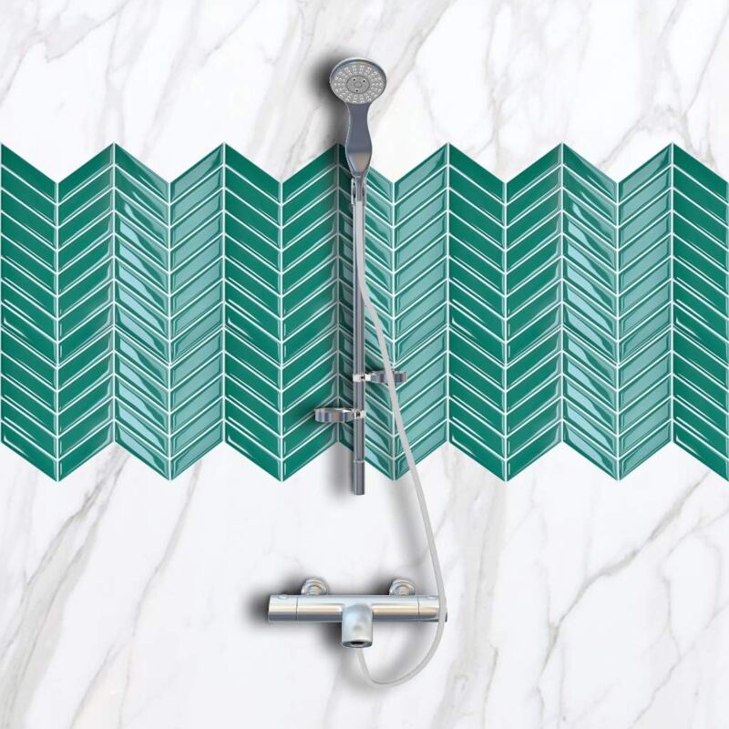 Backsplash selbstklebende Küche, Fliesenaufkleber für Badezimmer, wasserfeste selbstklebende Fliesen, dekorative Wandaufkleber, Fliesen, 4 Stück