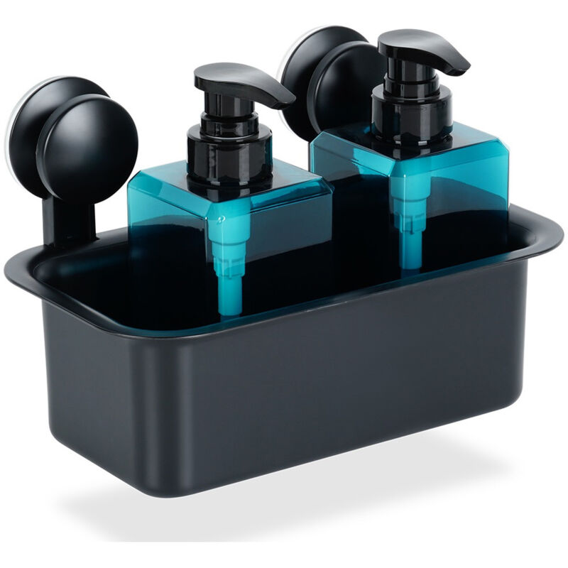 Badezimmer-Wandregal mit Saugnapf für die Dusche für Kosmetik und Accessoires