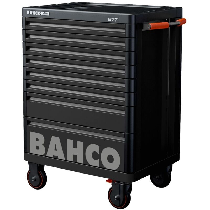 Bahco Premium Werkstattwagen mit 8 Schubladen, schwarz