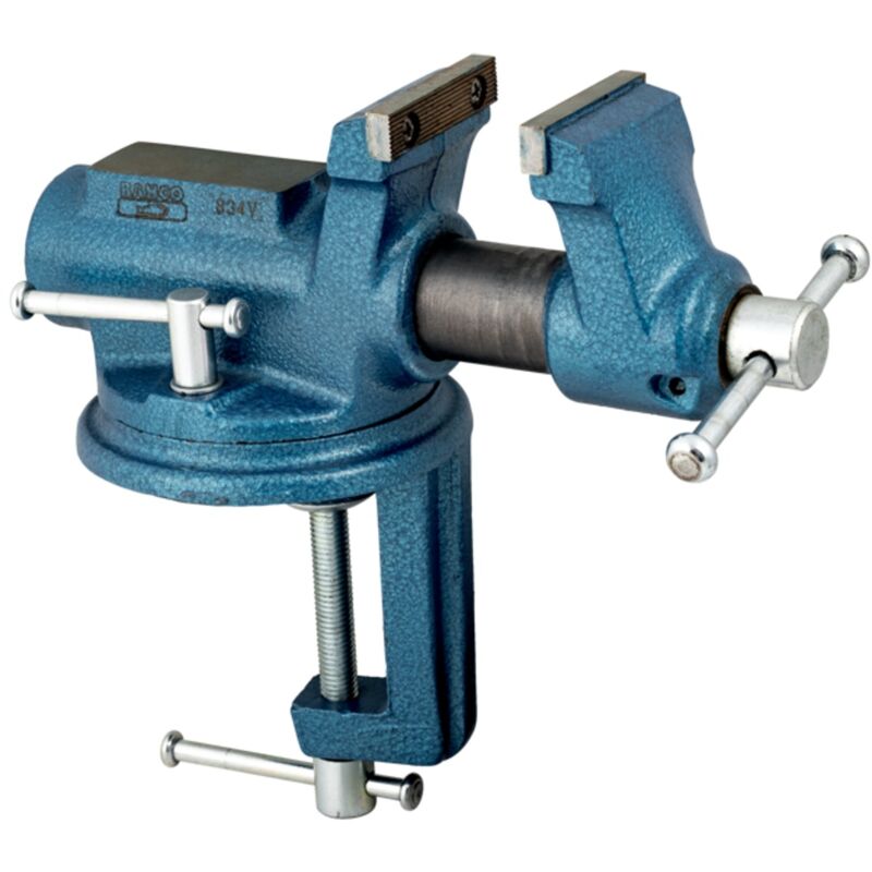Tragbarer Schraubstock mit runder Führung und austauschbaren Backen, 63 mm - Bahco