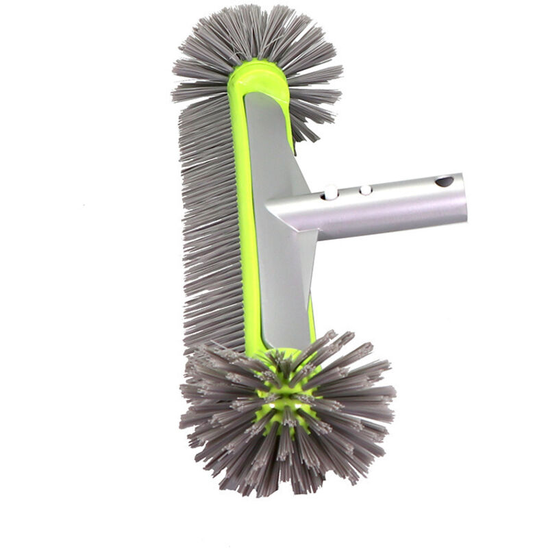 Poolbürste, Pool-Liner-Bürste, 17,5 Zoll, Pool-Besenbürste für Schwimmbecken, abnehmbarer Pool-Bürstenkopf mit robusten Borsten,