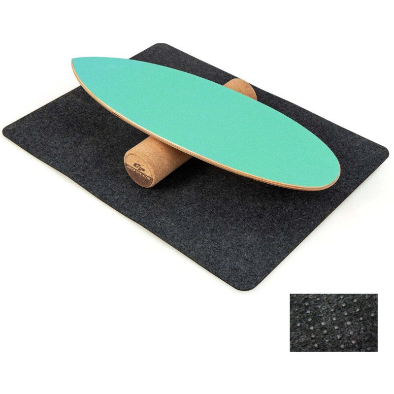 Balance board aus holz wobble board mit rolle decke 3 in 1 balance board kit grun