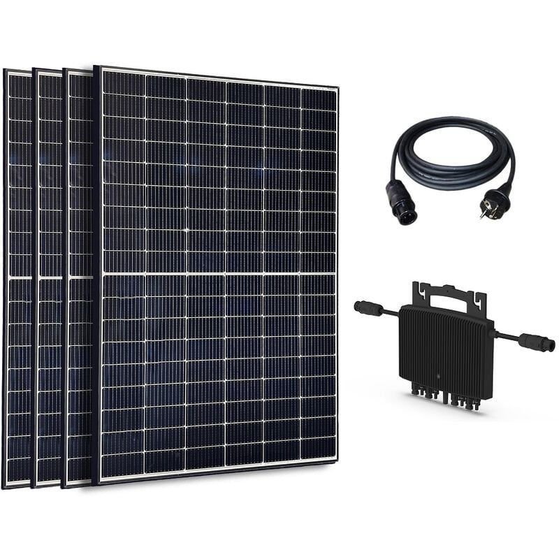 Balkonsolaranlage Solaranlage 2200 W Wechselrichter 2000 W