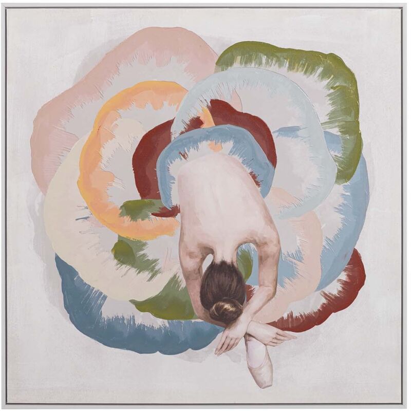 Ballerina Gemälde 80% Handgemalt 80X4X80 Cm