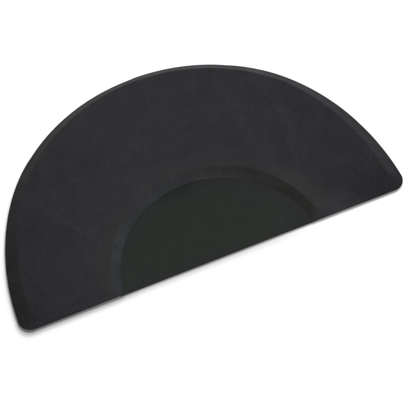 Anti-Ermüdungsmatte für Friseure, Ergonomische Bodenmatte Friseurmatte für Barbershop Salon, Friseurbedarf 91X121 cm Halbkreis 2 cm Dicke, M122S