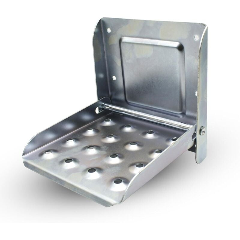 Barcelona Klappbare LKW-Trittstufe Packung 1 Anhängertrittstufe 192 x 172 x 189 mm Verzinkter Stahl LKW-Zubehör für Anhängertrittstufe,