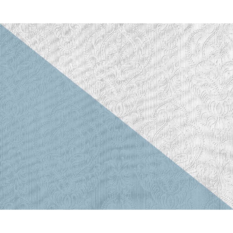 Barock Tapete Edem 83002BR60 Vliestapete zum Überstreichen strukturiert mit Ornamenten matt weiß 26,50 m2