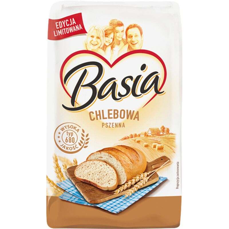 Basia Weizenbrotmehl Typ 680 1 Kg