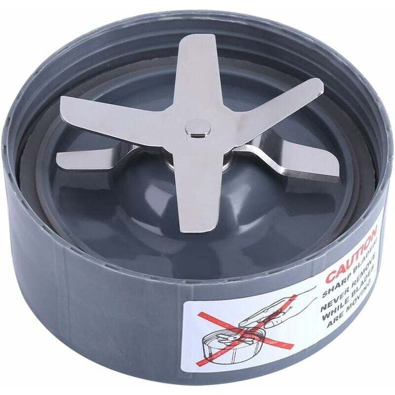 Basis aus Lahm und rostfreiem Stahl. Ersatzstück für den Extrakteur Croisé pour le Mélangeur für NutriBullet 600/900 W (900 W).