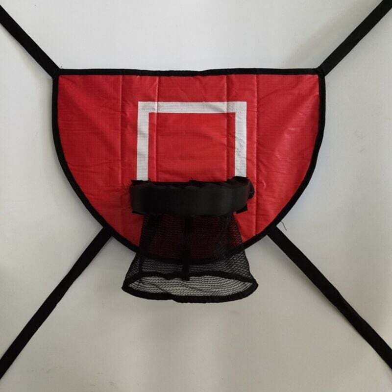 Basketballkorb für Trampolin, Zubehör für Basketballkörbe auf dem Trampolin, Basketballkorbständer für Trampolin, Trampolin aus roter Perlbaumwolle