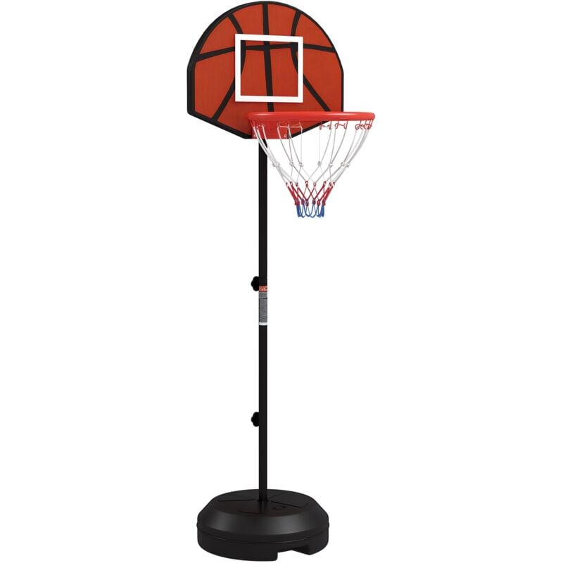 Basketballkorb mit Ständer Höhenverstellbar Basketballständer, Magnet-Dartscheibe 129-179 cm Basketball-Backboard-Ständer, Basketballanlage für