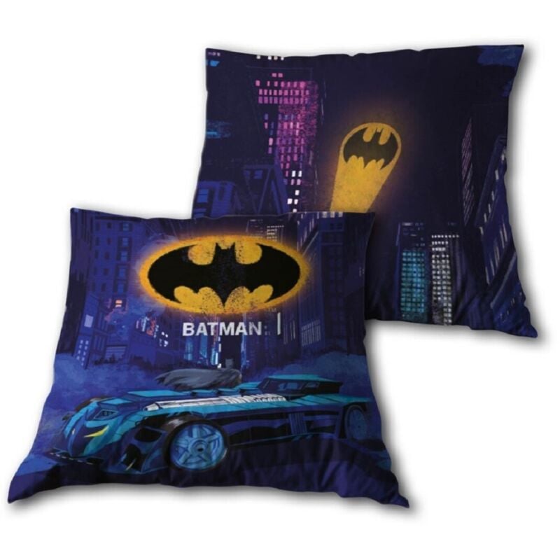 Aymax - Batman Velboa Dekokissen – Perfektes Couchkissen für Kinder & Erwachsene (1 Stück)