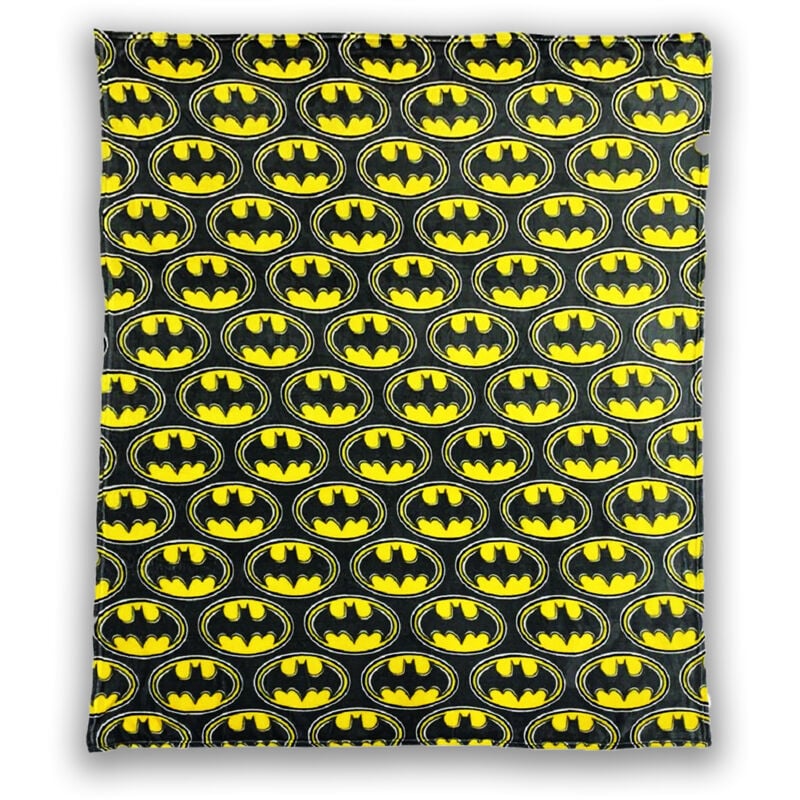Batman Wohndecke Set 180x200 cm – Flauschige Decke
