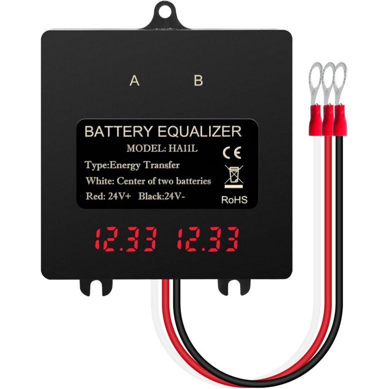 Batterieausgleicher, 24V Solar-Batteriebalancer, Batteriebalancer für Solaranlagen, Blei-Säure- und Lithiumbatterien