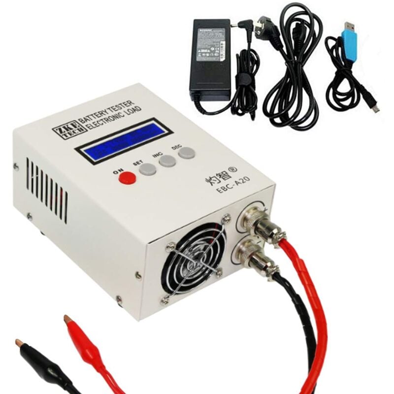 Batterientester EBC-A20 Lithium/Blei-Säure Batterie Kapazitätstester Batterietestgerät Elektronische Last Batterie Tester Batterie Capacity Tester