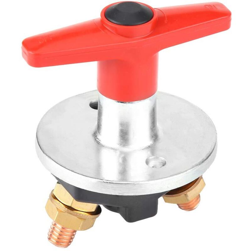 Batterietrennschalter, 12 V bis 60 V, universeller Autobatterie-Trennschalter mit Schraubenschlüssel, Stromtrennschalter, Stromisolator – 200 A