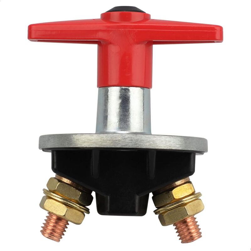 Batterietrennschalter, 12V-60V 300A Universal-Festschlüssel-Not-Aus-Schalter für Autobatterie