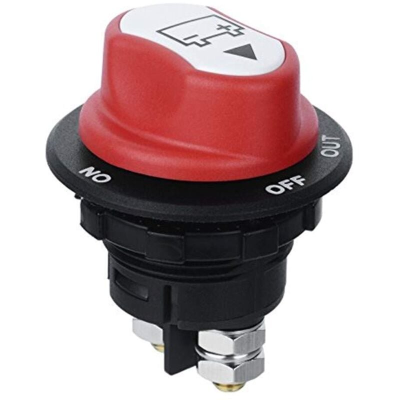 Batterietrennschalter, DC32V 100A Abnehmbarer Autobatterie-Druckknopfschalter Trennschalter Autobatterietrennschalter