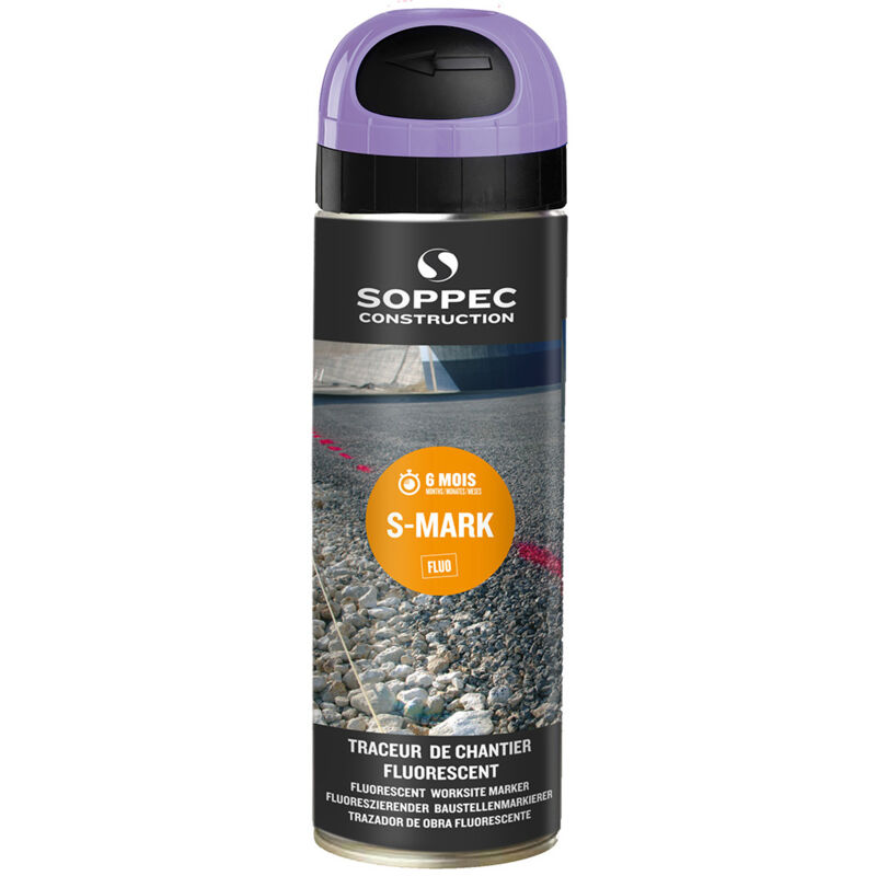 Baustellenmarkierer s-mark Violett Fluo