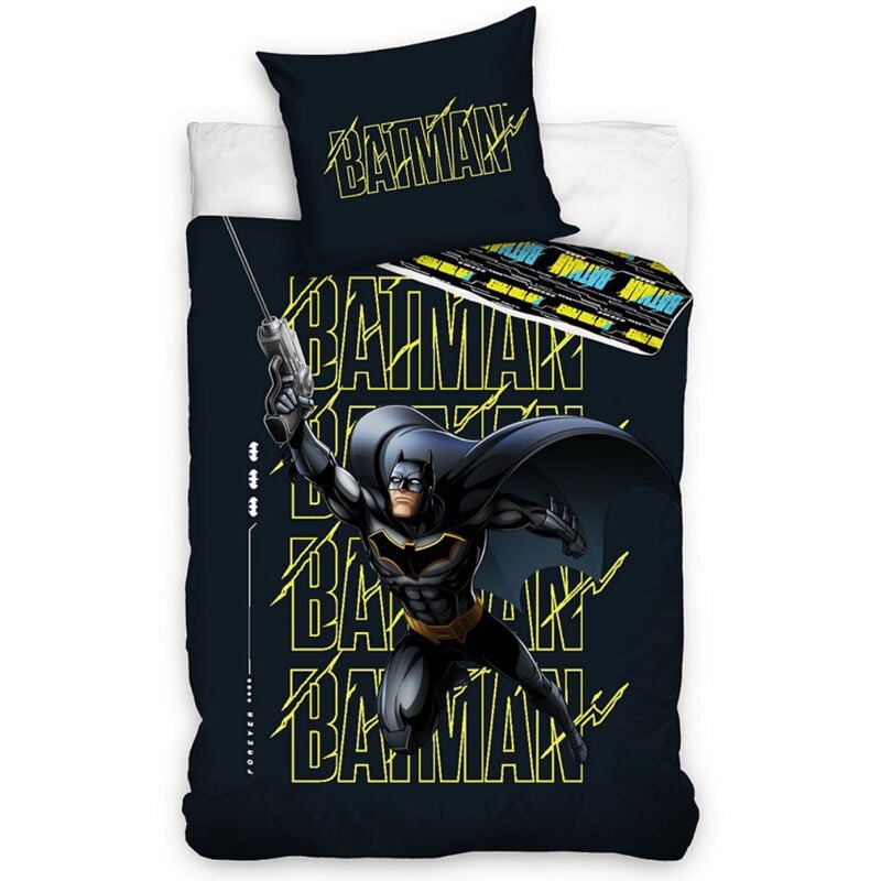 Batman - Baumwollbettwäsche 160x200 + 70x80