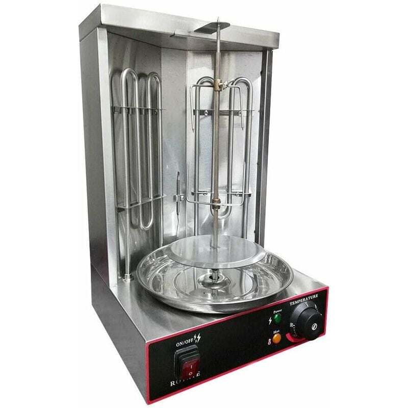 Bbq elektrische Döner Grillmaschine Dönergrill Dönermaschine 2 Brenner Kebab Grill Kebab Maschine Kreiselmaschine automatische rotierende Maschine