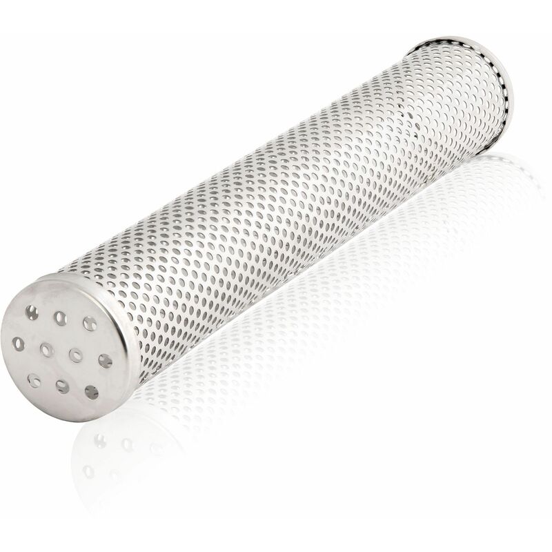 BBQ-Toro Edelstahl Räucherröhre für Gasgrill, Holzkohlegrill Smokerröhre