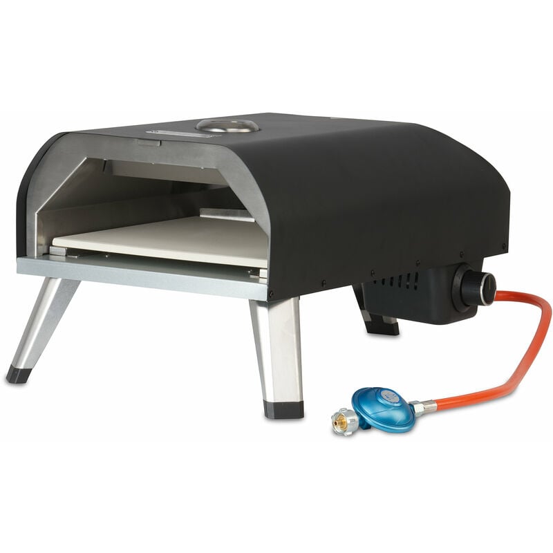 Gas Pizzaofen mit Thermometer, mobiler Pizza Ofen, 4 kW, mit Pizzastein - Bbq-toro
