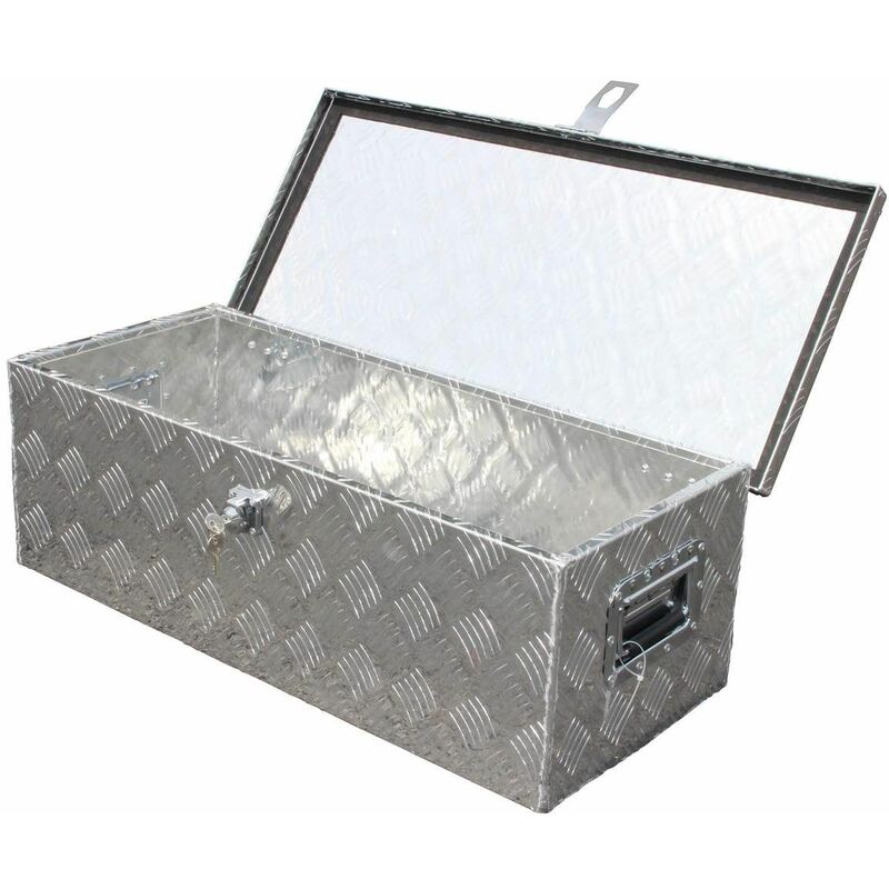 Bc-elec - NETTB-18 Werkzeugkoffer ALU, Aufbewahrungsbox Aluminium-Transportbox für Fahrzeug 76x33x25cm 60 Liter