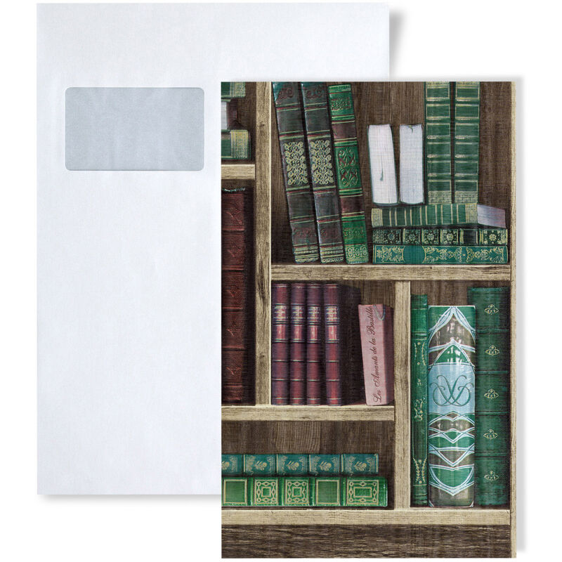 Edem - 1 musterstück S-81155BR28 bravo Bücher Tapete Tapeten muster in ca. din A4 Größe