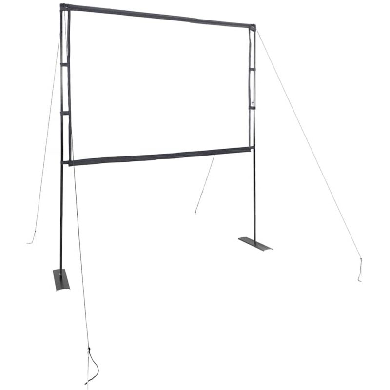 Beamer Leinwand mit Ständer 90 Zoll 4:3 Vidaxl 322387